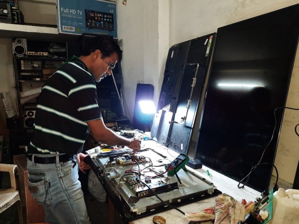 VU LED TV Repair works VU Service Center